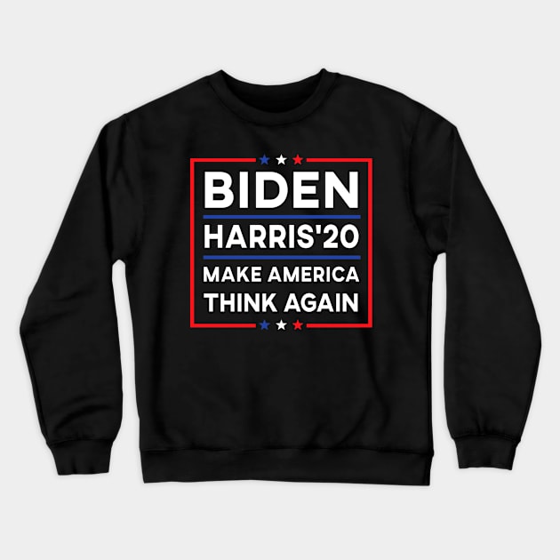 Joe Biden President & Kamala Harris VP 2020 Crewneck Sweatshirt by MasliankaStepan